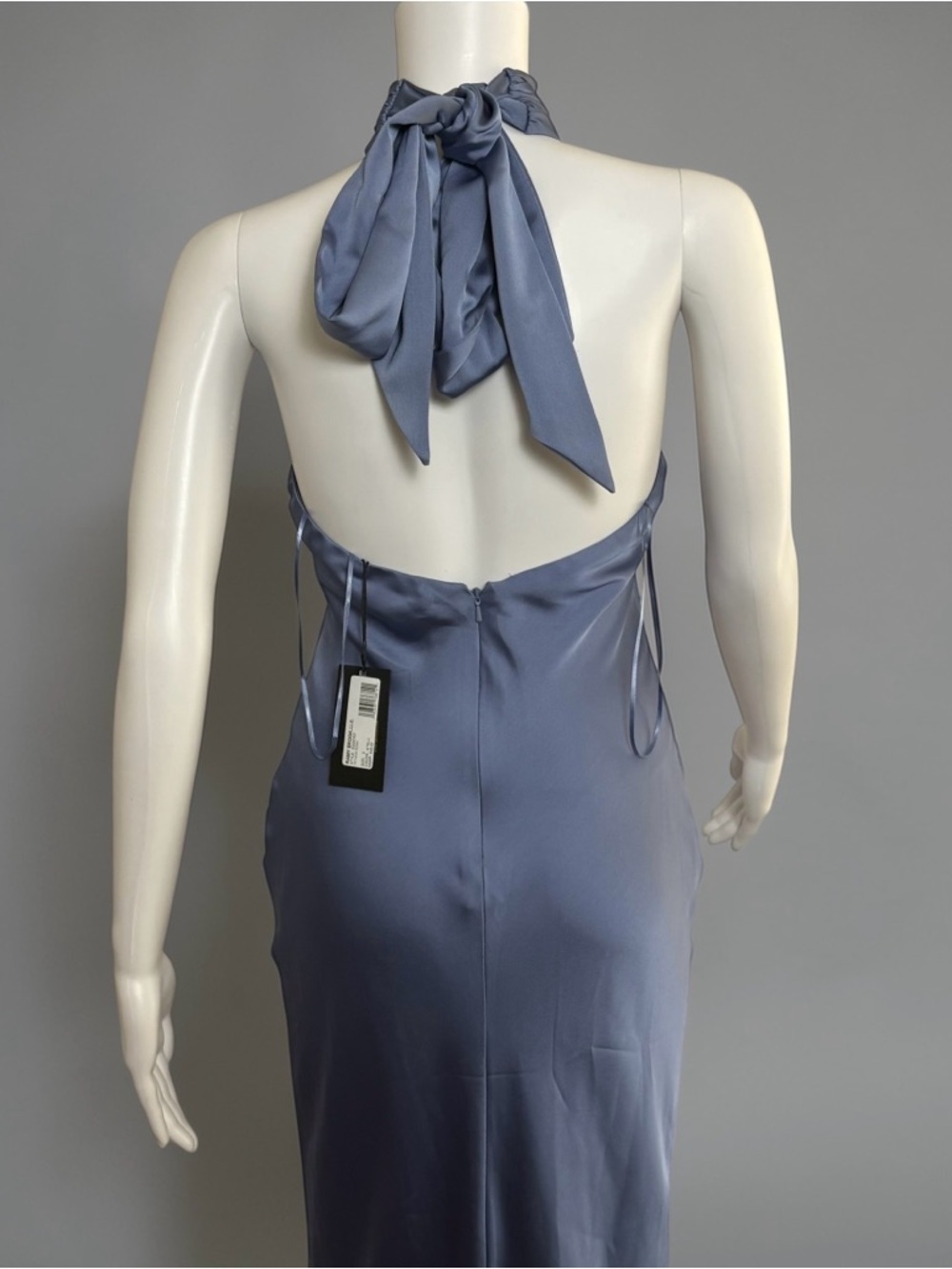 Ramy Brook Tatiana Gown | Steel Blue | Size 0 | NWT - Picture 3 of 7